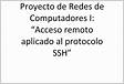 Acesso remoto seguro através do protocolo SSH PDF
